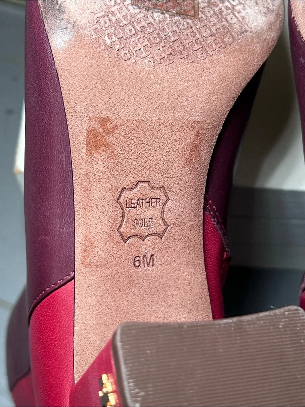 Tory Burch Brooke Two-Tone Block Heel Bootie Size 6